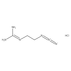 N-(2-azidoethyl)guanidine hydrochloride Structure