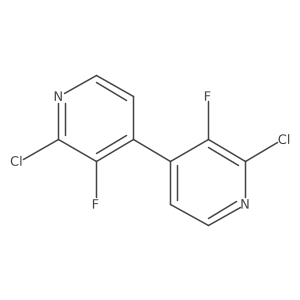 2,2'-Dichloro-3,3'-difluoro-4,4'-bipyridine结构式