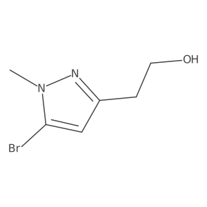 2-(5-Bromo-1-methyl-1H-pyrazol-3-yl)ethan-1-ol结构式