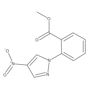 Methyl 2-(4-nitropyrazol-1-yl)benzoate Structure