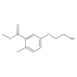 Methyl 5-(2-aminoethoxy)-2-fluorobenzoate结构式
