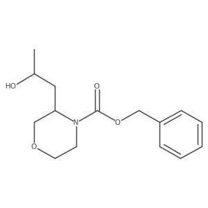 benzyl 3-(2-hydroxypropyl)morpholine-4-carboxylate Structure