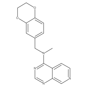 N-[(2,3-dihydro-1,4-benzodioxin-6-yl)methyl]-N-methylpyrido[3,4-d]pyrimidin-4-amine Structure