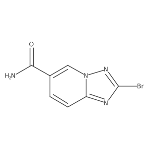 2-Bromo-[1,2,4]triazolo[1,5-a]pyridine-6-carboxamide Structure