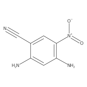 2,4-Diamino-5-nitrobenzonitrile Structure