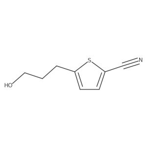 3-(5-Cyano-2-thienyl)propanol结构式