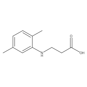 3-(2,5-Dimethylanilino)propanoic acid结构式