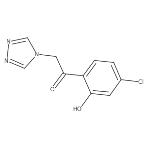 1-(4-chloro-2-hydroxyphenyl)-2-(4H-1,2,4-triazol-4-yl)ethanone Structure