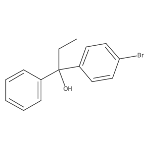 1-(4-Bromo-phenyl)-1-phenyl-propan-1-ol Structure