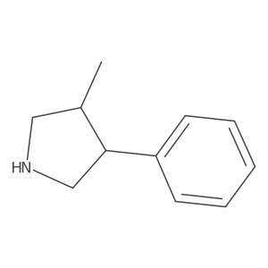 3-Methyl-4-phenylpyrrolidine Structure