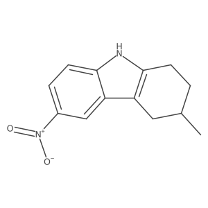 3-methyl-6-nitro-2,3,4,9-tetrahydro-1H-carbazole Structure