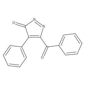 3h-Pyrazol-3-one,5-benzoyl-4-phenyl-结构式