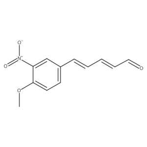 (2E,4E)-5-(4-Methoxy-3-nitrophenyl)-2,4-pentadienal Structure