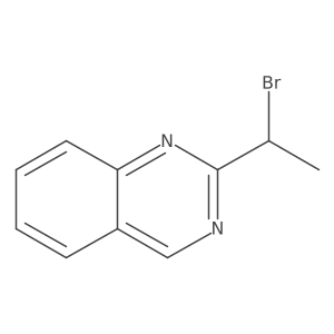 2-(1-Bromo-ethyl)-quinazoline结构式