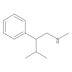 N,3-dimethyl-2-phenylbutan-1-amine结构式