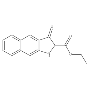 Ethyl 3-oxo-2,3-dihydro-1H-benzo[f]indole-2-carboxylate Structure