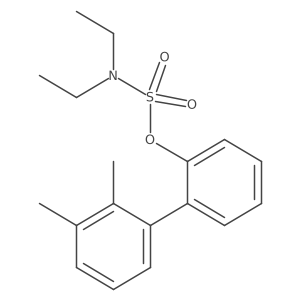 2a(2),3a(2)-Dimethyl[1,1a(2)-biphenyl]-2-yl N,N-diethylsulfamate结构式