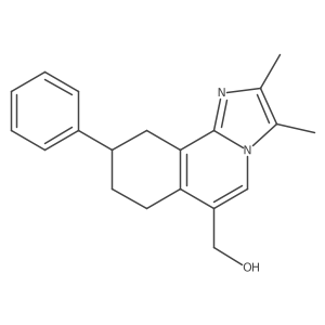 7,8,9,10-tetrahydro-2,3-dimethyl-9-phenyl-Imidazo[2,1-a]isoquinoline-6-methanol Structure