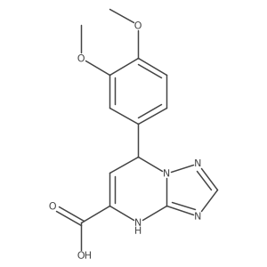 7-(3,4-Dimethoxyphenyl)-4,7-dihydro[1,2,4]triazolo[1,5-a]pyrimidine-5-carboxylic acid Structure