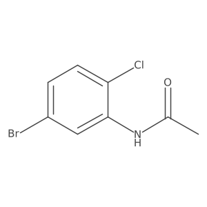 N-(5-bromo-2-chlorophenyl)acetamide Structure
