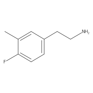 2-(4-Fluoro-3-methylphenyl)ethan-1-amine结构式