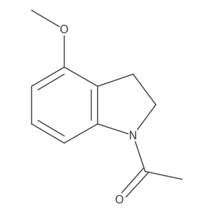 1-Acetyl-4-methoxyindoline Structure