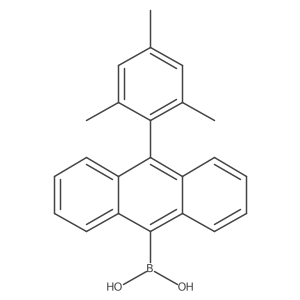 (10-Mesitylanthracen-9-yl)boronic acid Structure