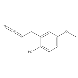 2-(Azidomethyl)-4-methoxyphenol结构式