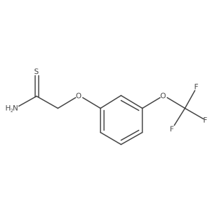 2-[3-(Trifluoromethoxy)phenoxy]ethanethioamide结构式