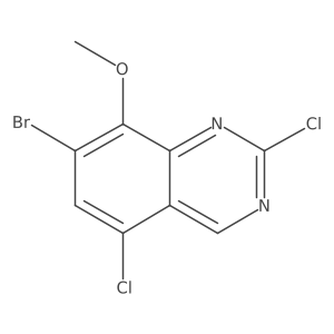 7-Bromo-2,5-dichloro-8-methoxyquinazoline Structure