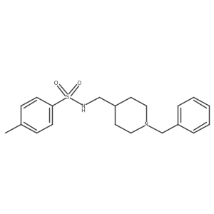 N-((1-benzylpiperidin-4-yl)methyl)-4-methylbenzenesulfonamide结构式
