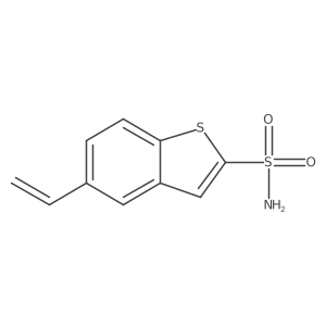 5-Ethenyl-2-sulfamoylbenzo[b]thiophene Structure