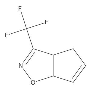 3a,6a-Dihydro-3-(trifluoromethyl)-4H-cyclopent[d]isoxazole结构式