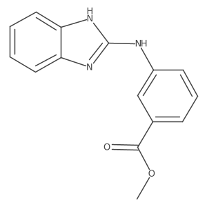 methyl 3-[(1H-1,3-benzodiazol-2-yl)amino]benzoate Structure