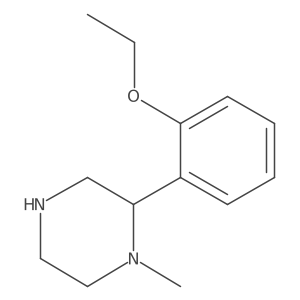 2-(2-Ethoxyphenyl)-1-methylpiperazine结构式
