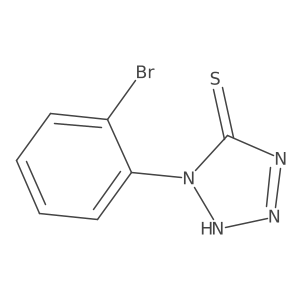 1-(2-Bromophenyl)-1H-tetrazole-5-thiol结构式