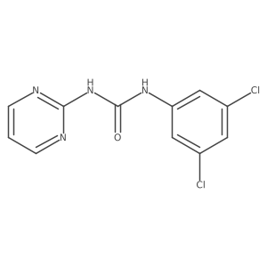 N-(3,5-Dichlorophenyl)-Na(2)-2-pyrimidinylurea结构式