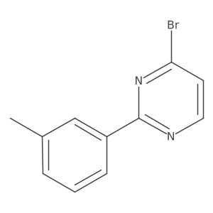 4-Bromo-2-(3-methylphenyl)pyrimidine结构式