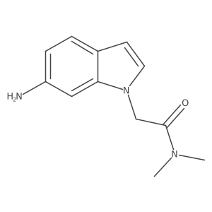 2-(6-amino-1H-indol-1-yl)-N,N-dimethylacetamide Structure