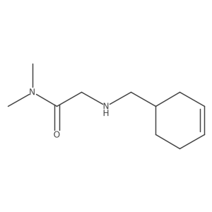 2-[(Cyclohex-3-en-1-ylmethyl)amino]-N,N-dimethylacetamide结构式