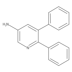 5,6-Diphenylpyridin-3-amine结构式
