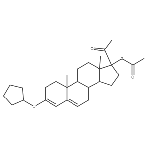 Pentagestrone acetate结构式