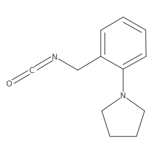 1-[2-(Isocyanatomethyl)phenyl]pyrrolidine Structure