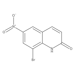 8-bromo-6-nitro-1H-quinolin-2-one结构式