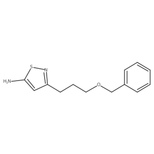 3-[3-(Phenylmethoxy)propyl]-5-isothiazolamine结构式