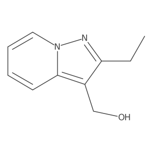 (2-Ethyl-pyrazolo[1,5-a]pyridin-3-yl)methanol结构式