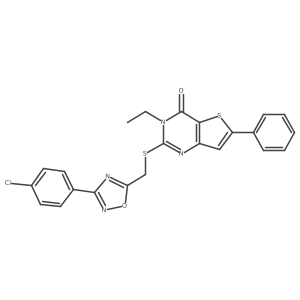 Ethyl 1-({5-[(4-chlorobenzoyl)amino]-2-piperazin-1-ylpyridin-3-yl}carbonyl)piperidine-4-carboxylate Structure