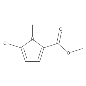 Methyl 5-chloro-1-methyl-1h-pyrrole-2-carboxylate结构式