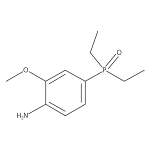 4-(Diethylphosphoryl)-2-methoxyaniline Structure