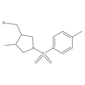 3-(Bromomethyl)-4-methyl-1-tosylpyrrolidine Structure